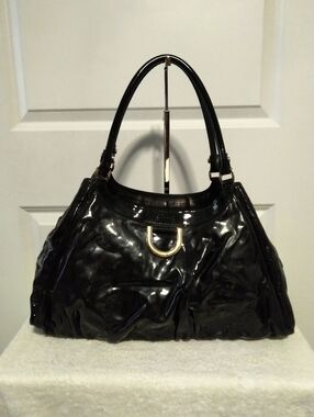 Authentic Gucci Patent Black Purse